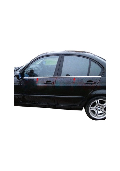 S-Dizayn  Cam Çıtası Bmw 3 Serisi E46 Sd Krom 4 Prç 1998-2005