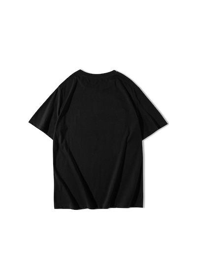 Brz Collection Unisex Oversize Black Spider T-shirt-siyah Siyah