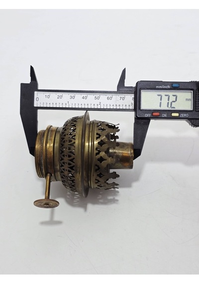 Antika Gaz Lambası Mekanizma Başlığı 008 Sarı