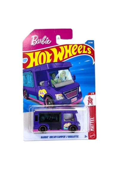 Tekli Arabalar Barbıe Dream Camper/roulette Kısa Kart Jjk72