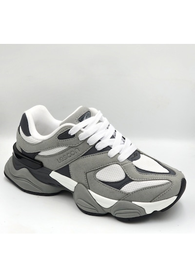 Lescon Ghost 3 Easystep Gri Renk Unisex Sneaker Spor Ayakkabı