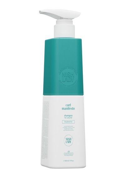 Nish Lady Curl Manifesto Kıvırcık Saçlar için Bukle Belirginleştirici Şampuan 503 ML