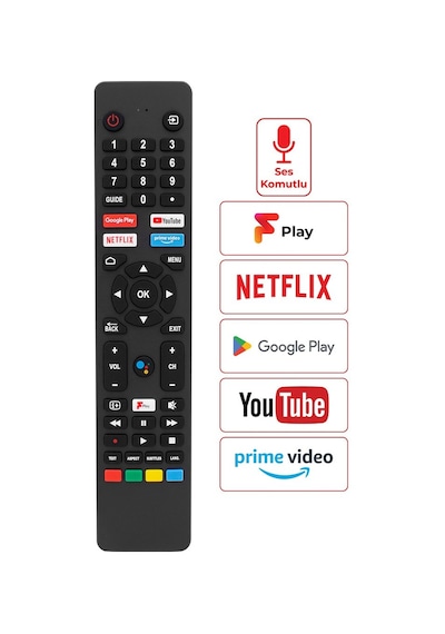 Jvc Rm-c3250 Ses Komutlu Lcd Led Tv Kumandası