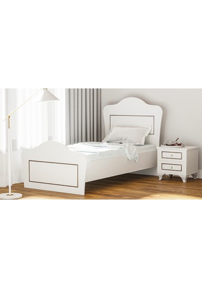 Rabi Mobilya Grey Country Karyola