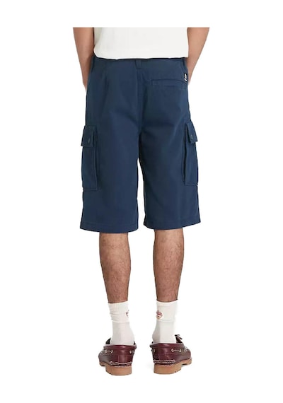 Timberland Tb0a5u1b Twill Cargo Lacivert Erkek Şort Beyaz