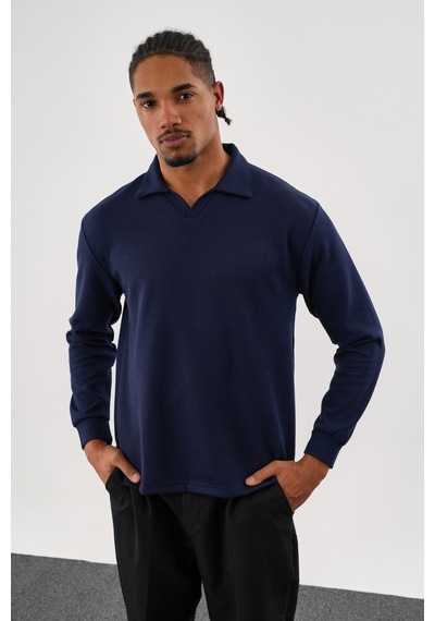 Redline Mellow Oversize Sweatshirt Lacivert