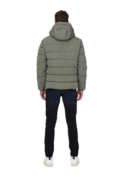 Only Onscayson Puffa Otw Erkek Ceket 22019598 Gri-gri Gri
