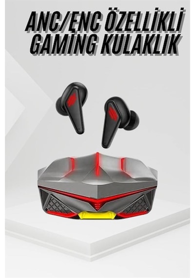 Profesyonel Tws Işıklı Kablosuz Bluetooth Kulaklık Oyuncu Kulaklığı