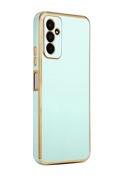 Samsung Uyumlu Galaxy M23 Kılıf Zore Bark Kapak Mavi Açık