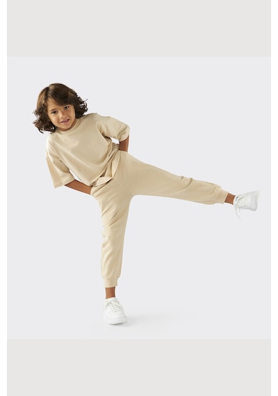 Unisex Çocuk Kısa Kollu Bej Tişört Çok Renkli 9931BK05001