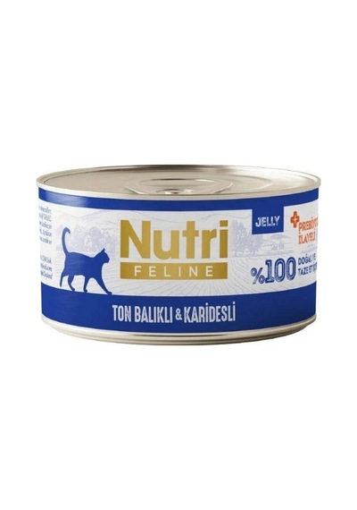 Nutri Feline Ton Balıklı Ve Karidesli Tahılsız Yetişkin Kedi Konservesi 70 Gr