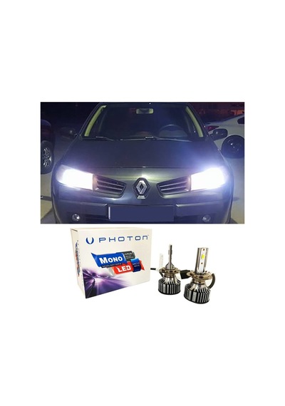 Renault Megane 2 Led Xenon Kısa Far Ampulü H7 Mono Yeni Seri Beyaz