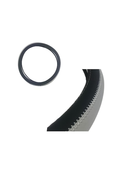 Direksiyon Kılıfı 38 Cm Siyah/Gri / Dıkı342-Sg
