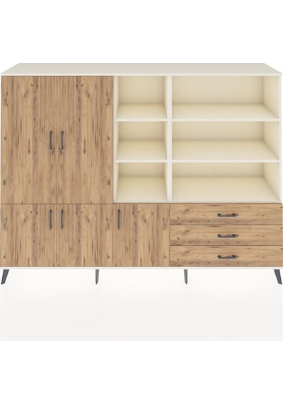 Hyperion Dolap 11 Raflı 3 Çekmeceli 5 Kapaklı 220x44x163 Aytaşı-çam Atlas Çam - Aytası Hyperion Dolap 11 Raflı 3 Çekmeceli 5 Kapaklı 220x44x163 Aytaşı-çam Atlas Çam - Aytası