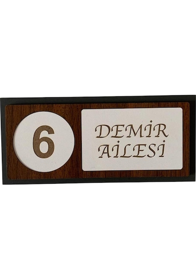 Ahşap Kapı Numaralığı