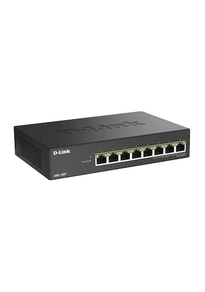 D-link Dms-108p 8 Bağlantı Noktalı Çoklu Gigabit Yönetilmeyen Poe Anahtarı - 2,5 Gbe, 230 W Poe Bütçesi, 802,3af/at/bt, Fansız, Tak Ve Çalıştır, Metal Muhafaza, Igmp Gözetleme, Qos, Yeşil Ethernet D-link Dms-108p 8 Bağlantı Noktalı Çoklu Gigabit Yönetilmeyen Poe Anahtarı - 2,5 Gbe, 230 W Poe Bütçesi, 802,3af/at/bt, Fansız, Tak Ve Çalıştır, Metal Muhafaza, Igmp Gözetleme, Qos, Yeşil Ethernet