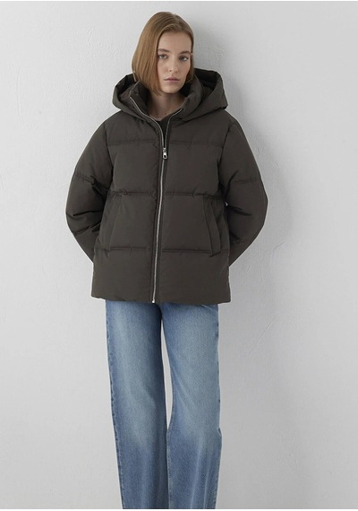 Mavi Kapsonlu Ceket Black Olive Haki