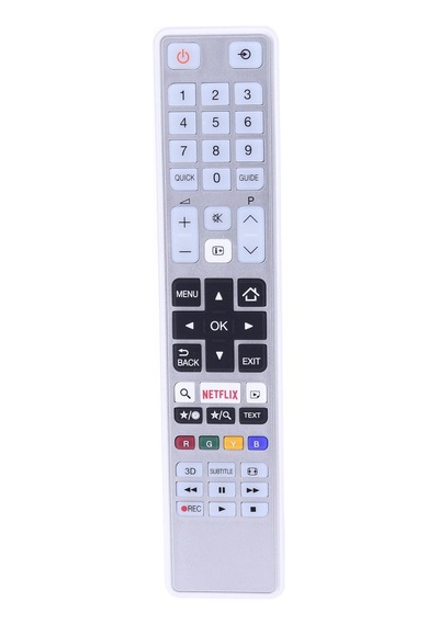 Toshiba CT-8054 Netflix Tuşlu Beyaz Lcd/Led Tv Kumandası