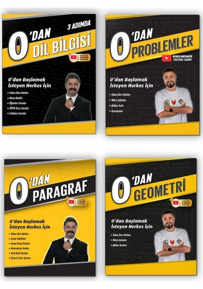 0'dan Youtube Kamp Serisi - Dil Bilgisi - Paragraf - Problemler - Geometri - Rehber Matematik