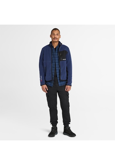 Timberland Sherburne Polartec 200 Mix Media Full Zi Erkek Ceket-33869 Lacivert