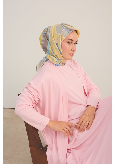 Silk Home Twill İpek Eşarp Retro Paisley Sarı
