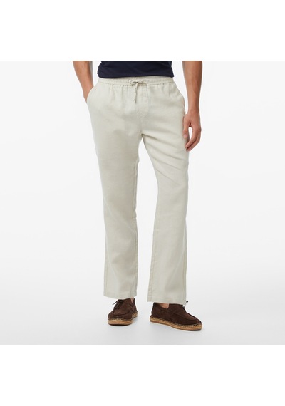 Nautica Erkek Krem Regular Fit Keten Pantolondüzp65215t