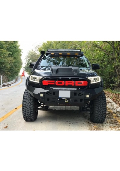 Ford Ranger Uyumlu Yedek Parça Off Road 2012-2021 Çelik Ön Tampon