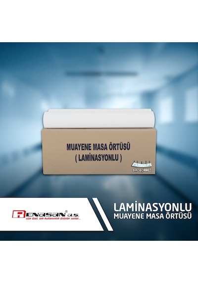Muayene Masa Örtüsü Laminasyonlu 50 x 50 M 8 Rulo