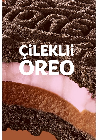 Milka Oreo Sandwich Çilekli Tablet Çikolata 6 x 92 G