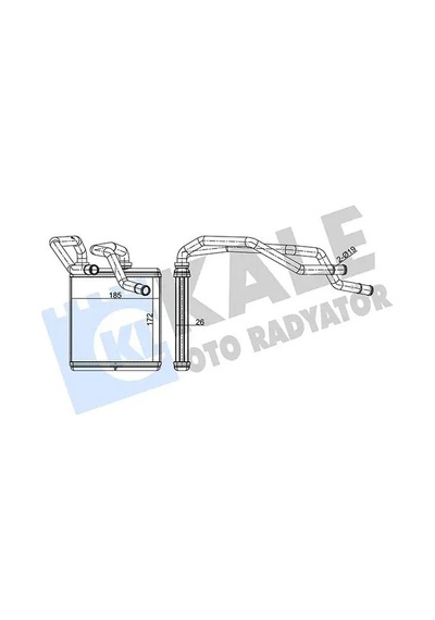 Nissan Qashqai J10 Kalorifer Petegi 2.0 Dci 2007-2013 Kale 346650