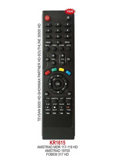 Fobem 317 Hd Uydu Cihazı Kumandası