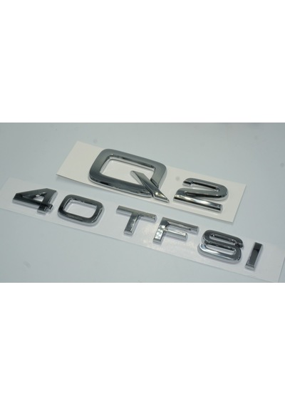 Audi Q2 40 TFSi Krom ABS 3M 3D Bagaj Yazı Logo Ürün