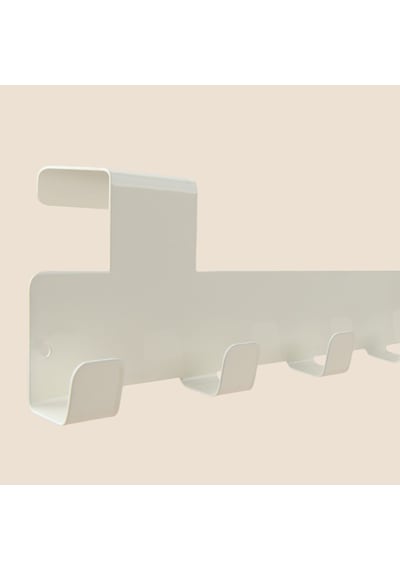 Living 7'li Kapı Arkası Askı - Krem - 40x8x8 Cm Çok Renkli