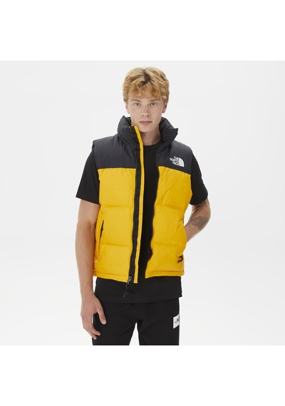 The North Face 1996 Retro Nuptse Erkek Sarı Yelek Düz Nf0a3jqqzu31 Sarı