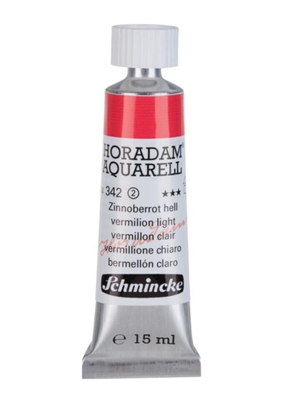 Schmincke : Horadam Aquarell Artist Sulu Boya : 15 Ml Tüp : Seri 2 342 Vermilion Light