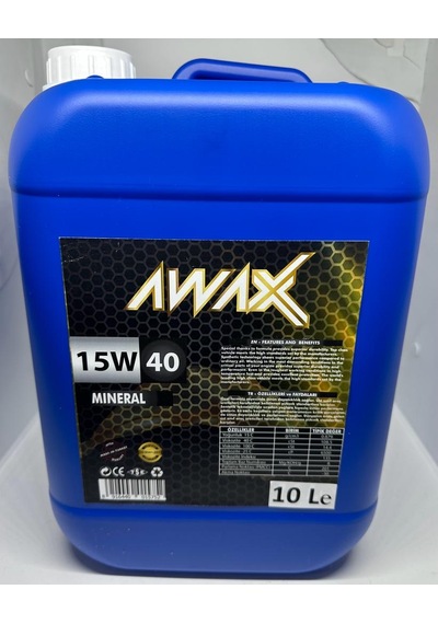 Awax 15W-40 Motor Yağı 10 L
