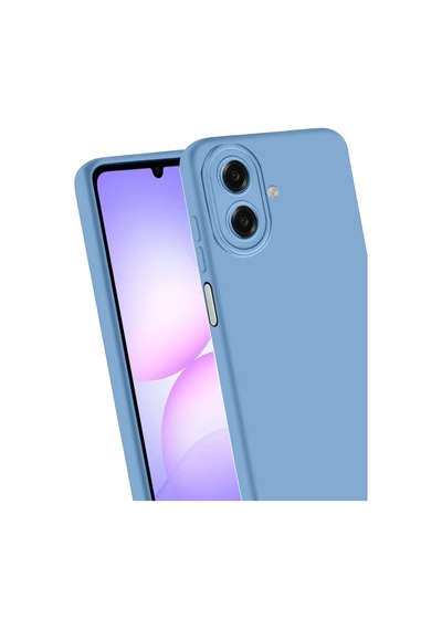 Samsung Galaxy A07 4g First Silikon - Mavi