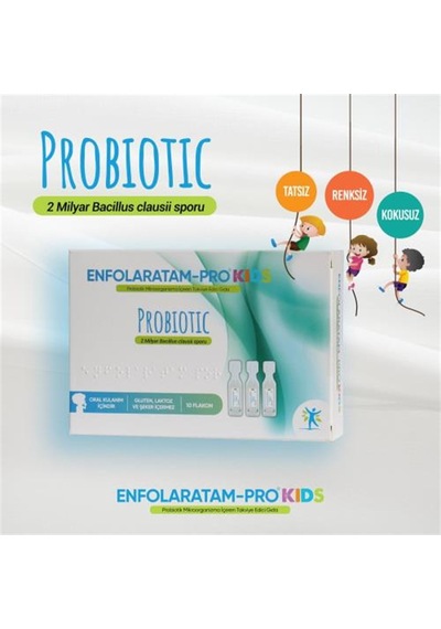 Enfolaratam-Pro Kids Probiotic 10   ML X 10 Flakon