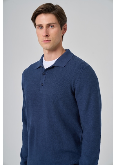 Morven Erkek İndigo Trend Polo Yaka Dynamic Fit Rahat Kesim Triko 26kc017008308 İndigo İndigo Morven Erkek İndigo Trend Polo Yaka Dynamic Fit Rahat Kesim Triko 26kc017008308 İndigo İndigo
