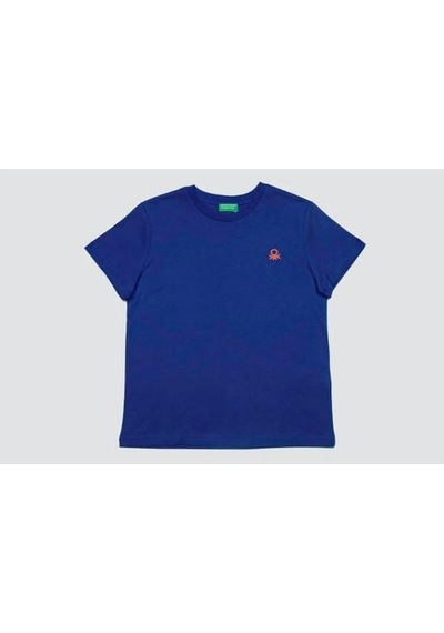 Benetton T-shırt Saks Mavisi