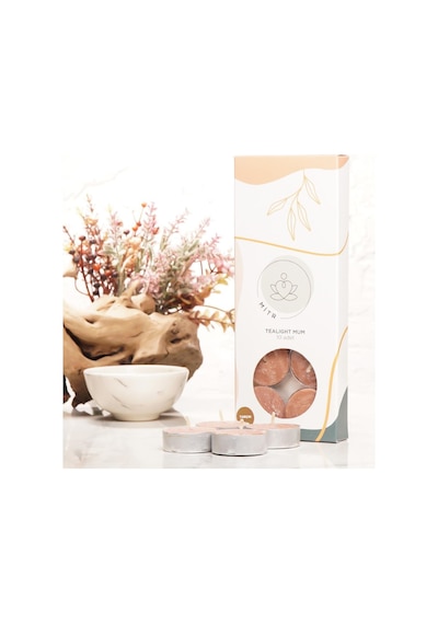 Mitr Tarçın Kokulu Tealight Mum Çok Renkli