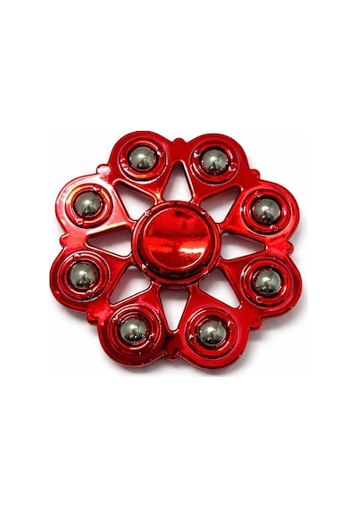 Metal Stres Çarkı Kırmızı Fidget Spinner Dikkat Artırıcı & Rahatlatıcı Oyuncak