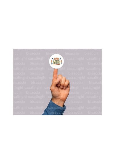 İtalyanca Afiyet Olsun Etiketi Buon Appetito Sticker Makarna Kahve Tatlı 4 Cm 90 Adet Çok Renkli