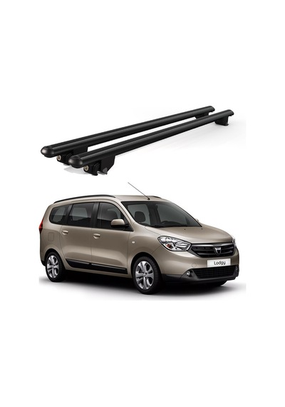 Kanca Dacia Lodgy 2012 Ve Sonrası Uyumlu Siyah Kilitli Ara Atkı 120cm Port Bagaj Tavan Barı