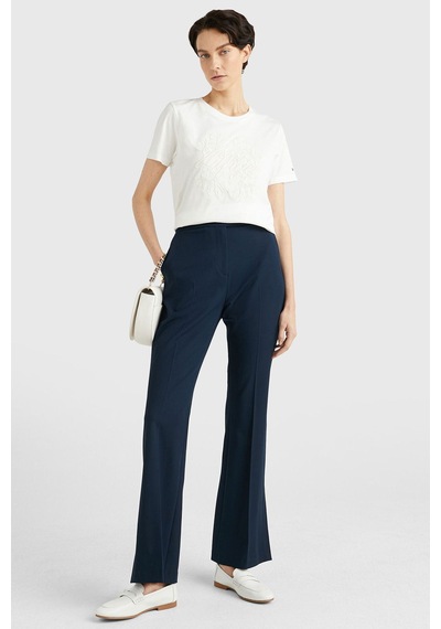 Tommy Hilfiger Kadın T-shirt Beyaz