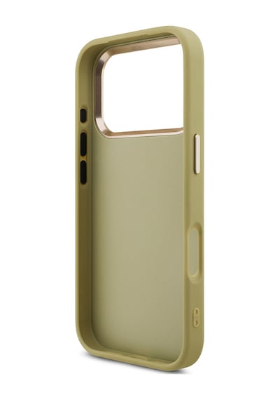 Apple Uyumlu iPhone 17 Pro Kılıf Guess Lisanslı 4g Büyük Metal Logolu Glitter Kapak Gold Gold