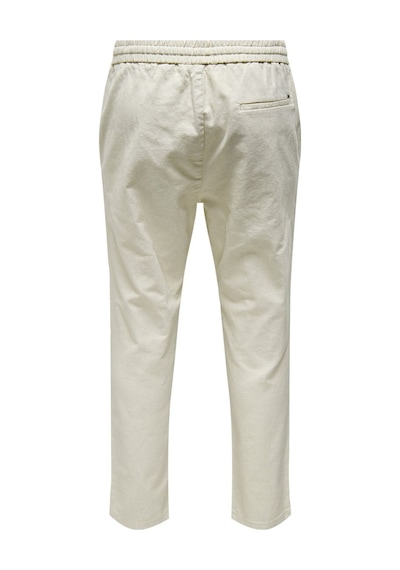 Only & Sons Erkek Onslinus Beli Lastikli Keten Pantolon 22024966 Bej
