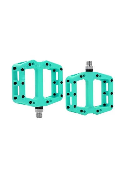 Brıvıga - Turkuaz Nylon Gövdeli, Cnc İşlemeli Cr-mo Akslı, 3 Kapalı Rulmanlı Pedal 101x113mm