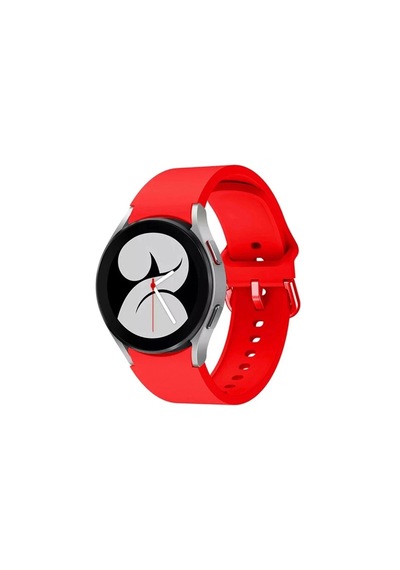 Mey İthalat Samsung Samsung Uyumlu Galaxy Watch 4 Klasik Kordon - Kırmızı
