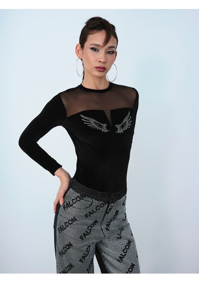 LOFT Slim Fit Kadın Bluz U.kol Lf2037582 Q1.v1 Siyah